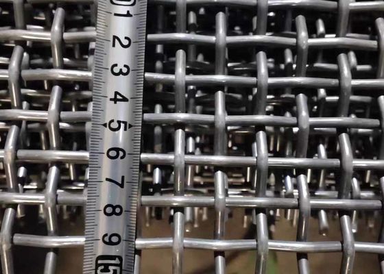 Ss 201 Kilit Kıvrımlı Titreşimli Elek Hasır Boyutu 1.5m X 1.95m