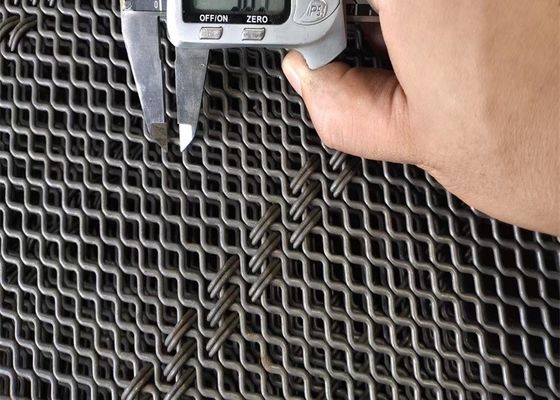 Kilit Kıvrımlı Tel Madenciliği Elek Örgüsü Dokuma 1mm Boyut