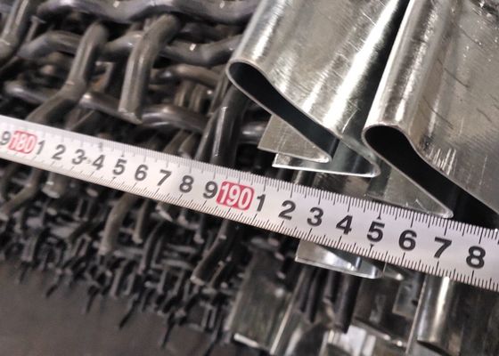 Paslanmaz çelik kırpılmış tel madencilik geçirmez titreşimli ekran örgü