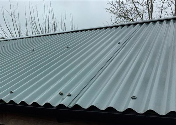 Metal Siding 20 Gauge 600mm Oluklu Çelik Çatı Kaplama Levhaları