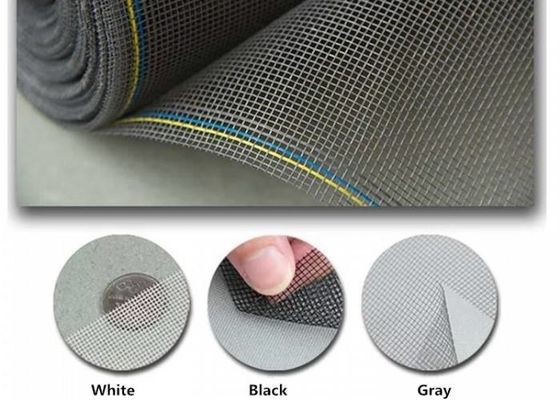 PVC Kaplı Cibinlik Rulo 18 * 16 Mesh Fiberglas Böcek Sinek Pencere Ekran Mesh