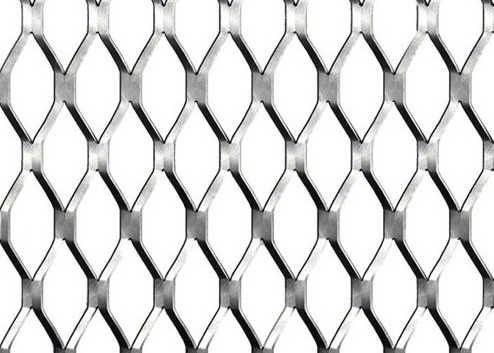 Kalın Genişletilmiş Paslanmaz Çelik Sac Kaynaklı Hasır Paneller T 304 Malzeme