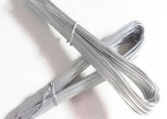 3.0mm Pvc Elektro Galvanizli Tel U Tipi Kesik Kravat