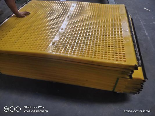 Davul temizleyici değirmen Polyurethane Kauçuk Davul Ekran Panelleri PU Urethane Davul Ekranları