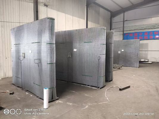 2 İnç Açılış Ağır Kaynaklı Tel Paneller Paslanmaz Çelik 304 Ss316 6 Ölçer