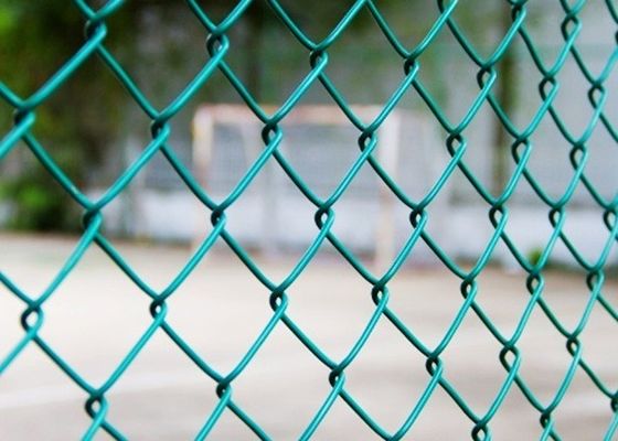 7 Ft PVC Kaplı Sıcak Daldırma Galvanizli Zincir Bağlantı Çit Kumaş Konut