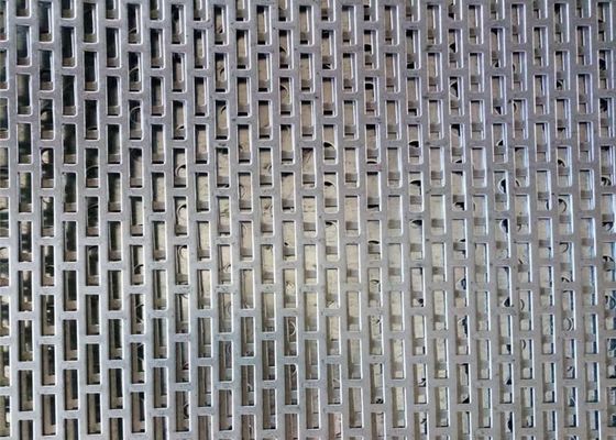 Dekoratif ekranlar ve filtreler için galvanizli perforasyonlu kağıt ağı