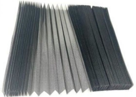 Siyah Renkli Pileli Sivrisinek Ekranı 18x16 Mesh 2.4m Genişlik X 10m Uzunluk