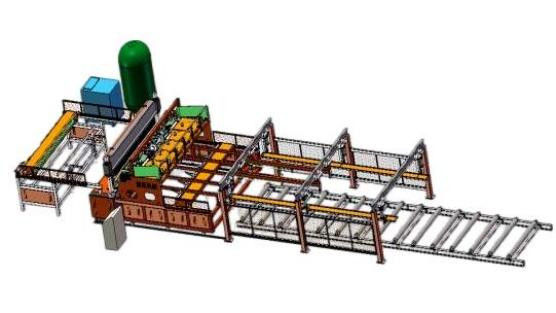 GWC3300 düz çubuklu çelik örgü kaynak ve şekillendirme makinesi