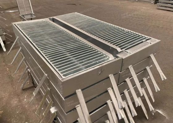 LTA Sürüş rampası ızgara kapağı veya drenaj S275jr drenaj için ızgara hendek kapağı elektroplat
