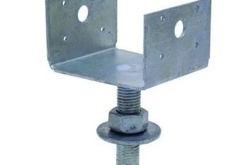 Ahşap İnşaat için Galvanizli Çit Posta Destek U Bracket Ahşap Bağlantısı