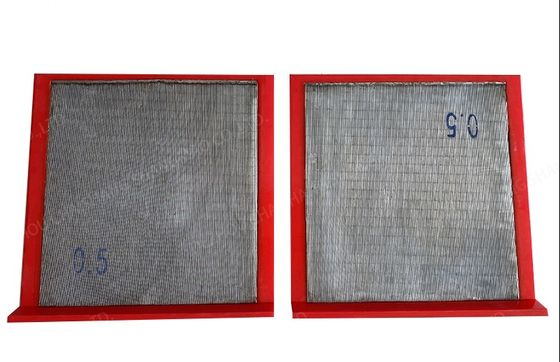 Madencilik Wedge Tel Ekranı Düşük Basınç Kaybı 0.02mm-12.7mm Açılış Arası