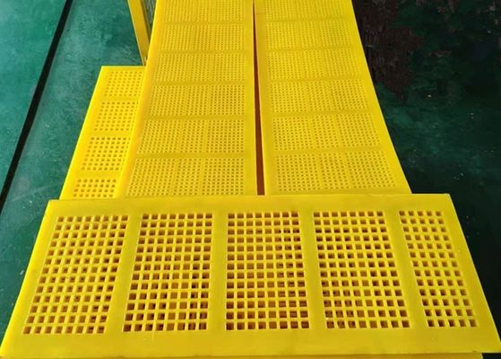 30mm Thickness Polyurethane Modular Screen Panels 305*305 In Hexagonal Shape