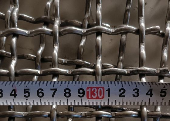 304 Kabuklu Paslanmaz Çelik Telli Madencilik için Titreşimli Salıncak Ekran Mesh