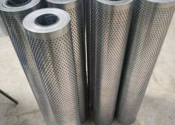 İnşaat malzemesi 316 mikron yuvarlak delikli delikli metal tabaka