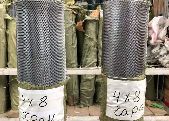 Dekoratif Duvar Örgü Çit Ekranı İçin Yapı Malzemesi Genişletilmiş Metal Hasır