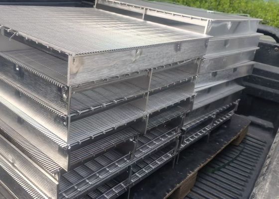 Kalıcı inşaat için özel 500 mm çaplı paslanmaz çelik V tel çivisi tel ekranı