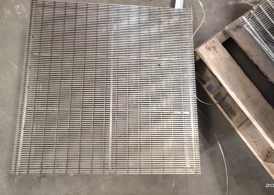 Plain Weave Hexagonal Hole Shape 610*610 PU Polyurethane 80-95 Shore A Wedge Wire Mesh