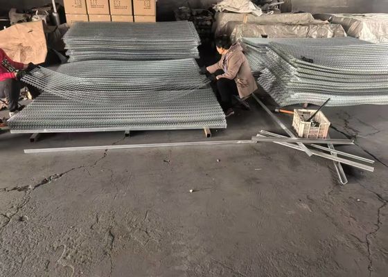Gotik 1.6mm Kalınlık Genişletilmiş Metal Hasır 1.2 X 2.4 M