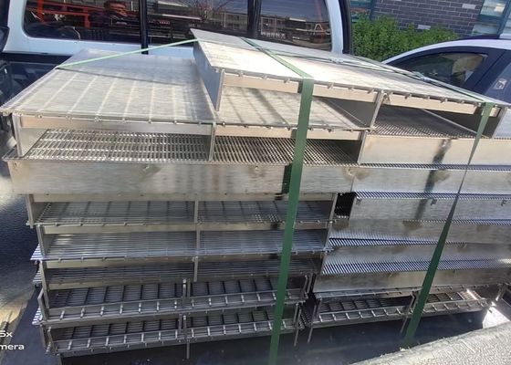 Ağır Gösterge Metal Hasır, Paslanmaz Çelik Izgara Hasır Süzgeç Sepet Kama tel Slotted