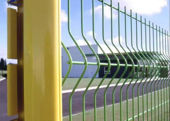 Şeftali ile Korozyon Direnci 3d Kavisli Hasır Çit Metal Çerçeve - Tip Sonrası