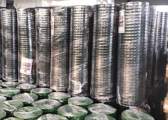 Kümes hayvanları için 3/4X3/4 SGS Yeşil Renkli Pvc Kaplı Kaynaklı Hasır Rulolar