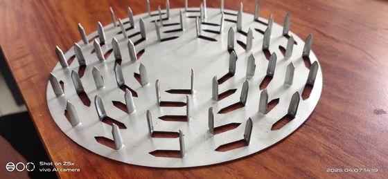50mm Genişlik Anti Split Plate Düzgen Tek taraflı Dikenli Metal Tırnak Plate