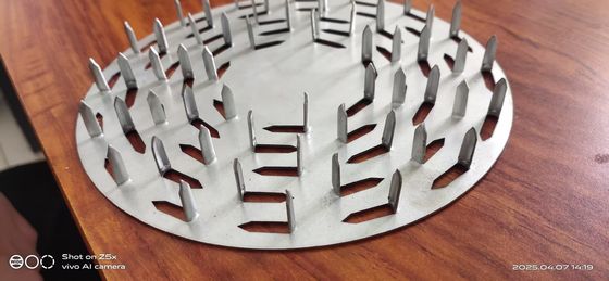 50mm Genişlik Anti Split Plate Düzgen Tek taraflı Dikenli Metal Tırnak Plate