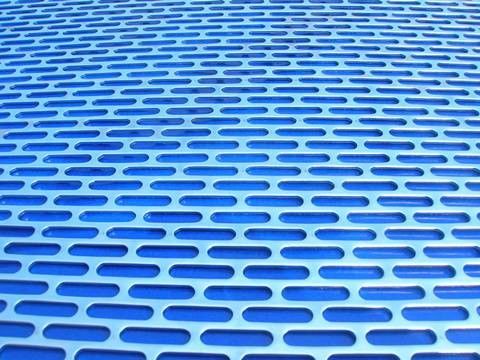 Paslanmaz Çelik Oval Delik Perforasyonlu Çakılmış Ağ Dekorasyonlu Metal Levha