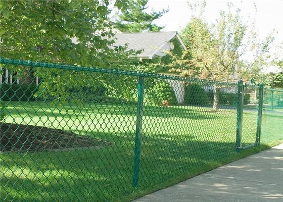 Zincir Bağlantı Çit için Galvanizli Veya Pvc Kaplı 7ft Gizlilik Bezi, Kolay Montajlı