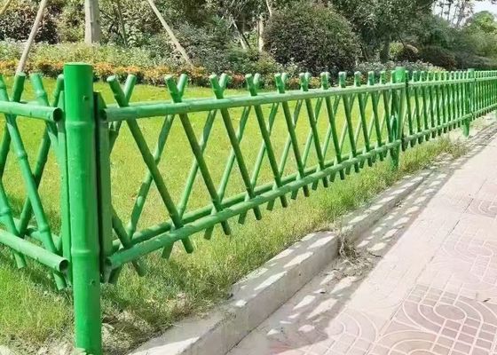 Modası Şık Bahçe Tasarımları İçin Dayanıklı Taklit Bambu Çit
