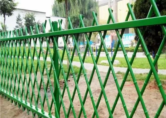 Modası Şık Bahçe Tasarımları İçin Dayanıklı Taklit Bambu Çit