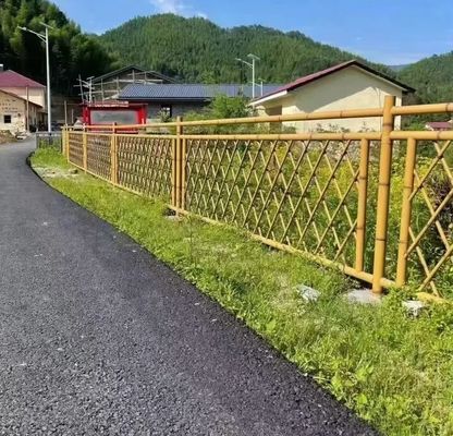 Yapma Bambü Çiftlik Çit Estetik Açık Alanlar için Koruma Çitleri