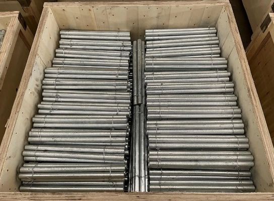 Çelik İnşaat Malzemeleri HDG Yuvarlak Çubuk Çubuğu 500 mm Uzunluk Q345B