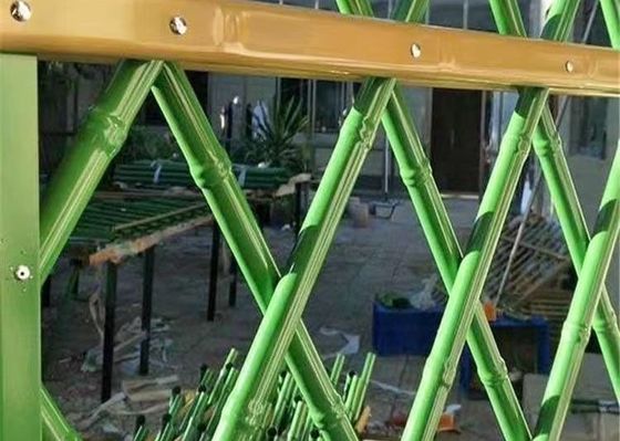 Taklit Bambu Nehri Parkı Bahçe Çit Koruma Çit Güvenlik Koltuk
