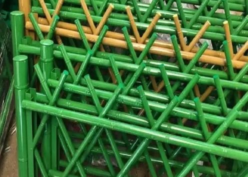 Hava Duruma Dirençli Taklit Bambu Bahçe Çit Daha Fazla Gizlilik İçin