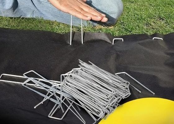 Galvanizli Manzara Staples U şeklindeki Çim Çim Çivisi