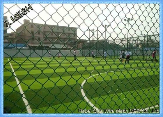 Galvanizli Delik Siklon 60x60 50ft Pvc Kaplı Zincir Bağlantı Eskrim Yüksek 1.8m