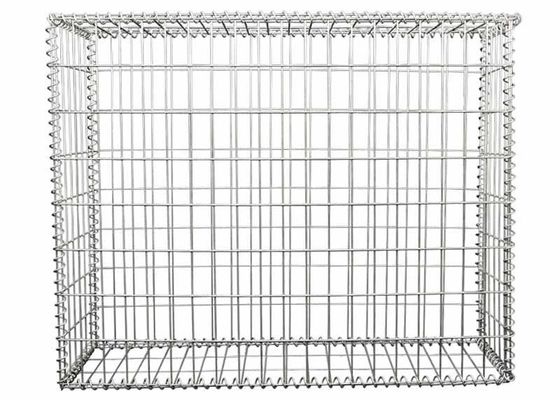 Kare Delikli Kaynaklı Gabion Sepetleri Galvanizli Çelik Tel 2x1x1