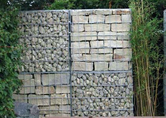 Kapaklı Galvanizli Tel İstinat Duvarlı Kaynaklı Gabion Sepetleri