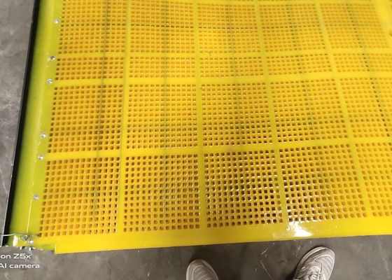 Optimal Performans 30mm Kalınlığı Kare Polyurethane Screen Mesh Plain Woven