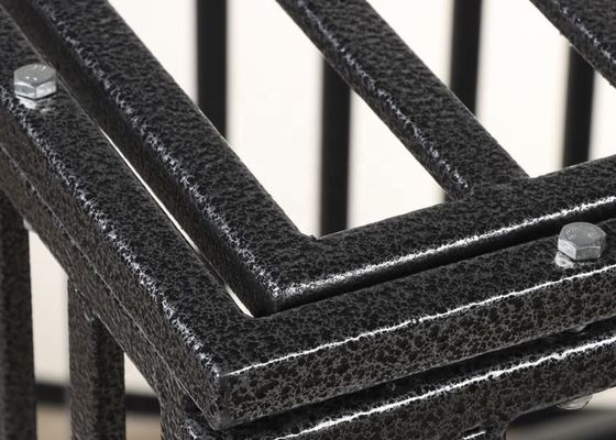 Çıkarılabilir Tepsili Metal Katlanır Katlanabilir Pet Köpek Evi