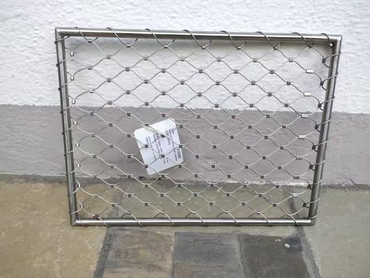 Özel Yüksük Tipi Inox 316 Halat Ağı Esnek Paslanmaz Çelik Kablo Webnet X Tend Mesh