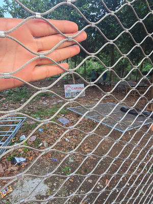 Özel Yüksük Tipi Inox 316 Halat Ağı Esnek Paslanmaz Çelik Kablo Webnet X Tend Mesh