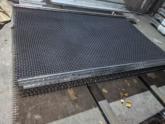 Yüksek Karbonlu Çelik Kıvrımlı Dokuma Hasır Titreşimli