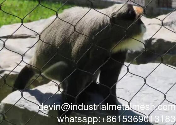 Esnek Paslanmaz Çelik Halatlı File Örgü Tel Halat Örgüsü