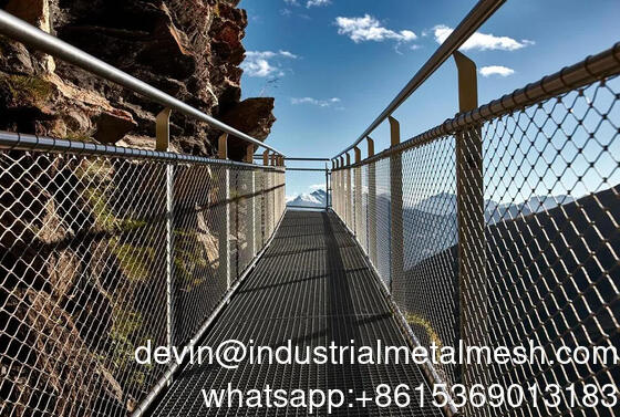 Paslanmaz Çelik Hayvanat Bahçesi Kuş Kuyuları için Hayvan Tel İpi Ağı