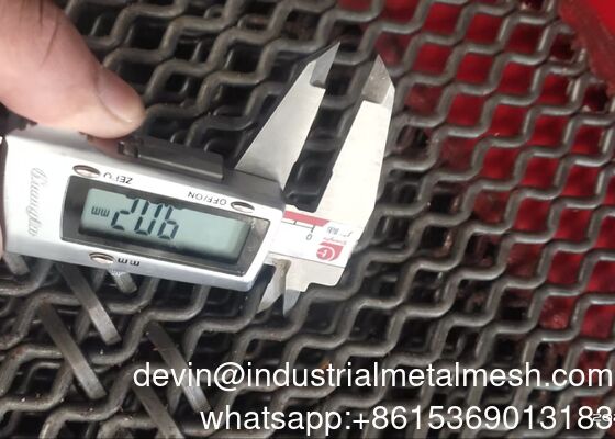 Ağır Görevli Crimp Tel Ekranları Dalgalanma Ekranı için Ağı