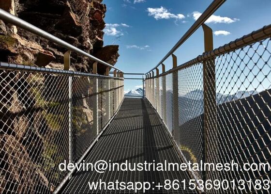 Paslanmaz Çelik Hayvanat Bahçesi Kuş Kuyuları için Hayvan Tel İpi Ağı