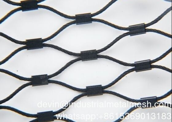 Ferrule Elmas Paslanmaz Çelik Tel Tel Ağları Balustrad için